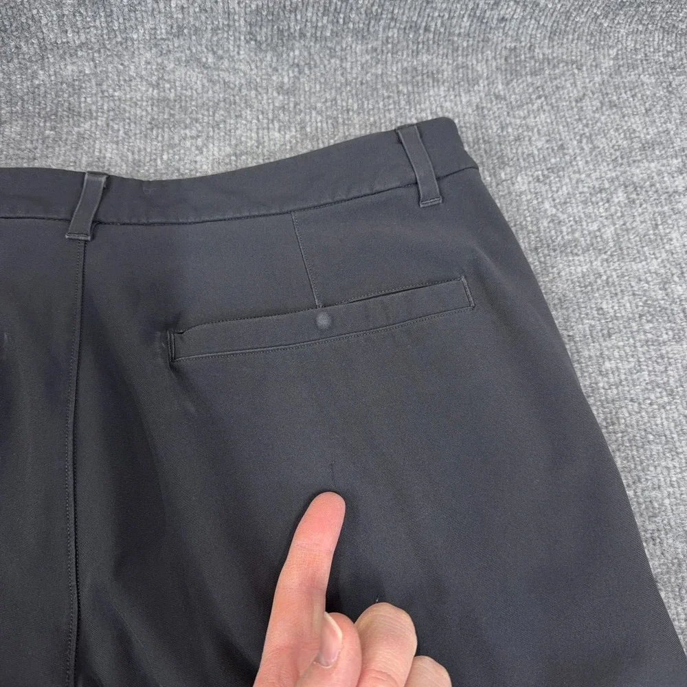 Lululemon‎ Commission Pant Slim Men 33x28 Dark Gray Chino Golf Stretch *READ*